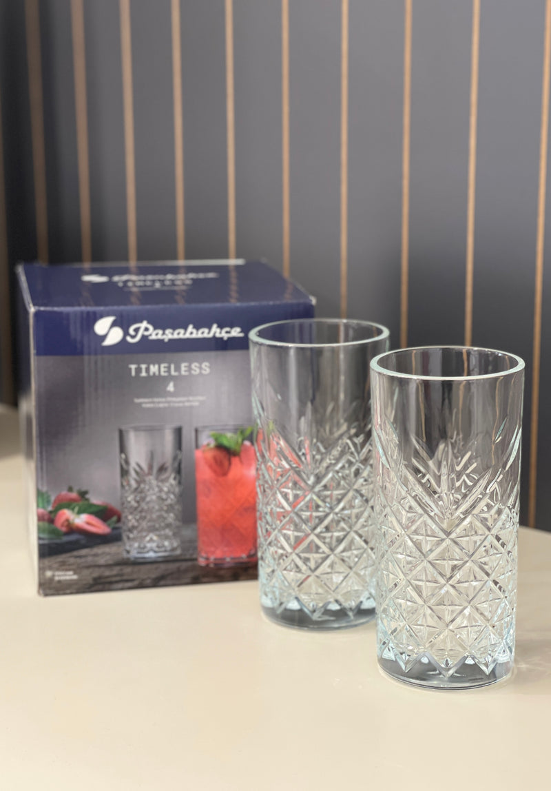 Pasabahce Timeless 4 teilig Longdrinkglas 365ml
