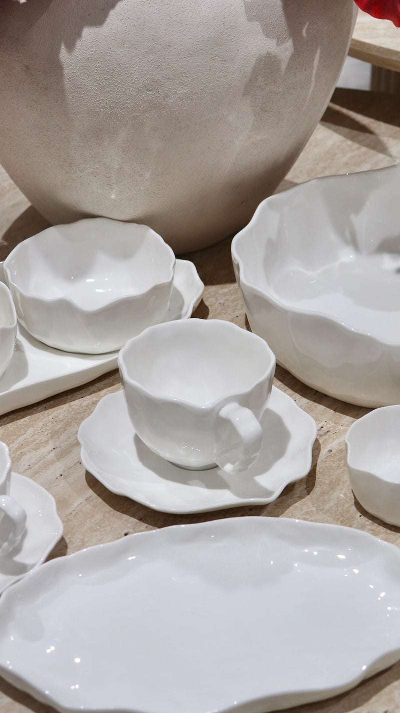 Angles White Kaffeeset 12 teilig für 6 Personen