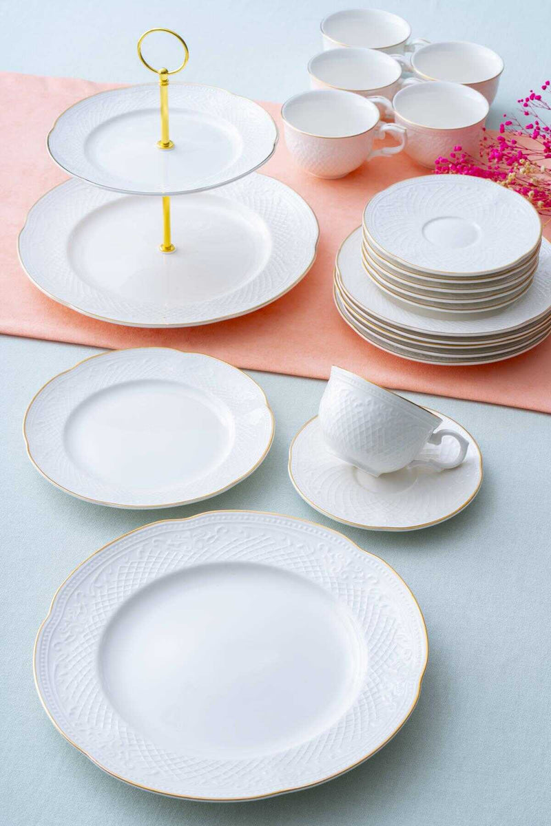 Serenity Gold 20 teiliges Service Set für 6 Personen