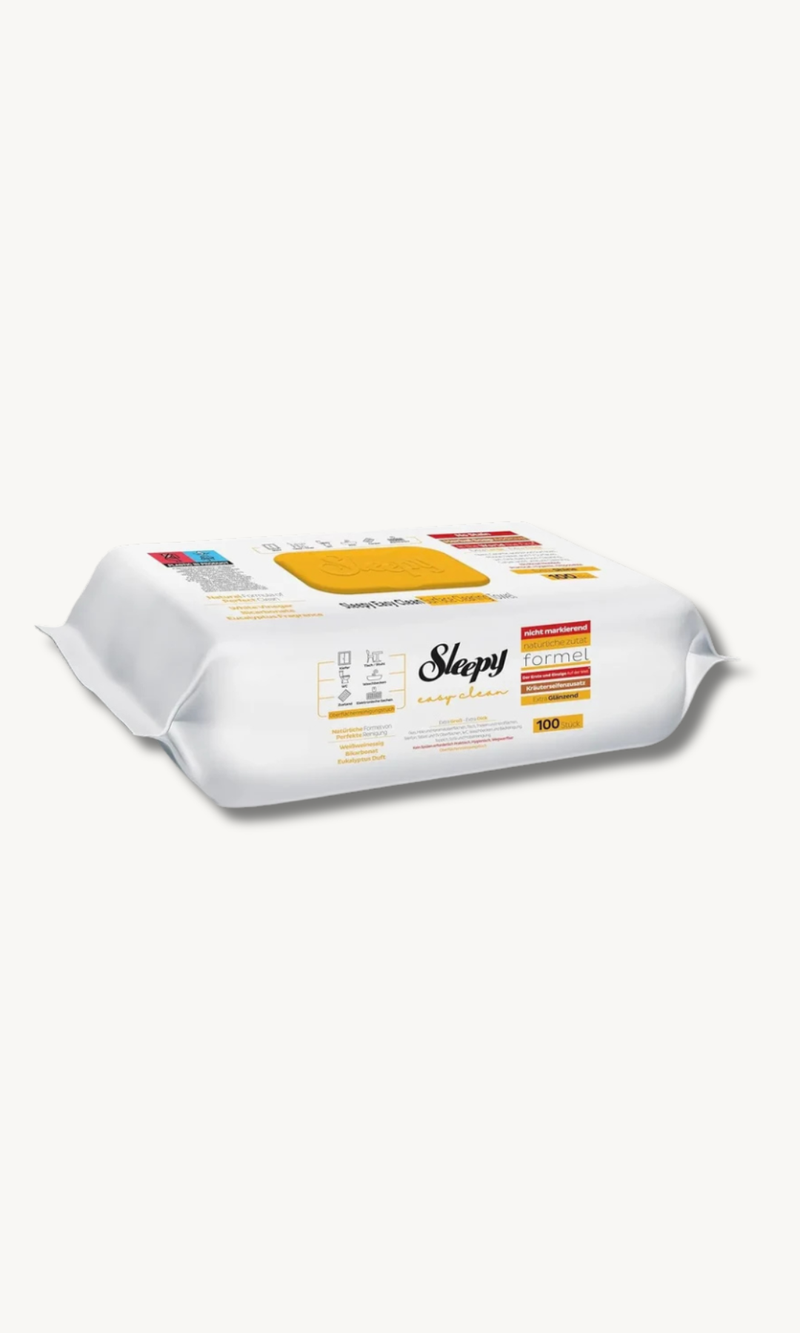 6x 100 Tücher  Sleepy Easy Clean Oberflächenreinigungstücher GELB