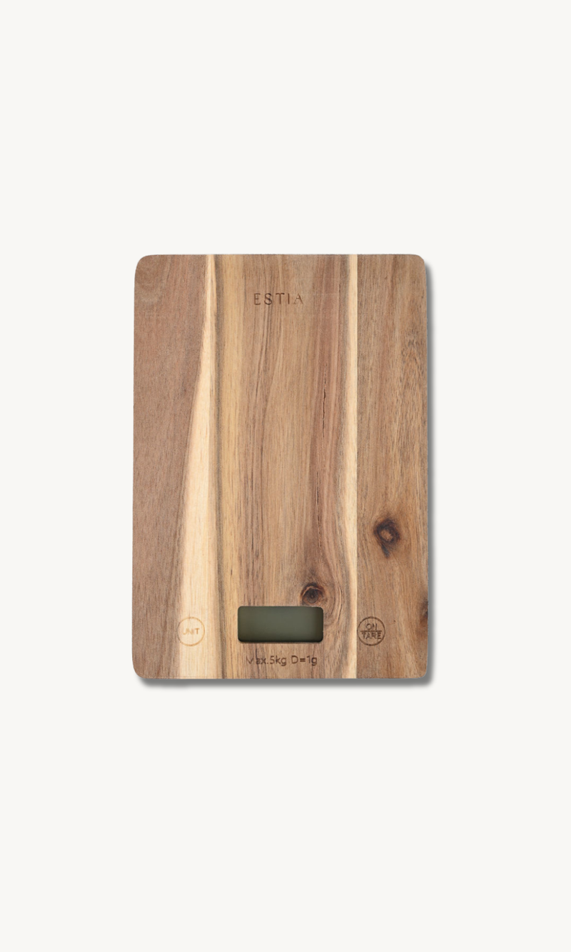 Digitale Küchenwaage Akazie