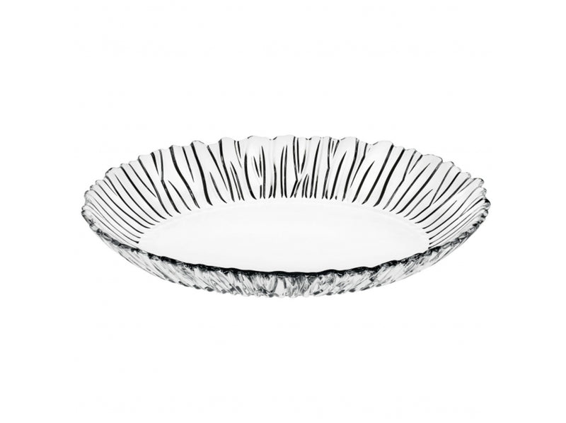 Pasabahce Aurora Servierplatte aus Glas 33x25cm