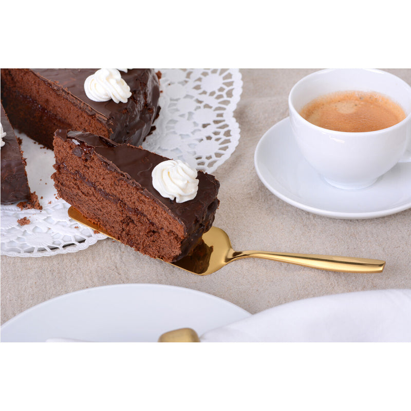 Tortenheber Goldfarben Edelstahl