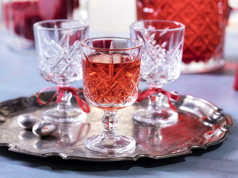 Pasabahce Timeless 6 teilig Mini Trinkglas auf Fuß 60ml