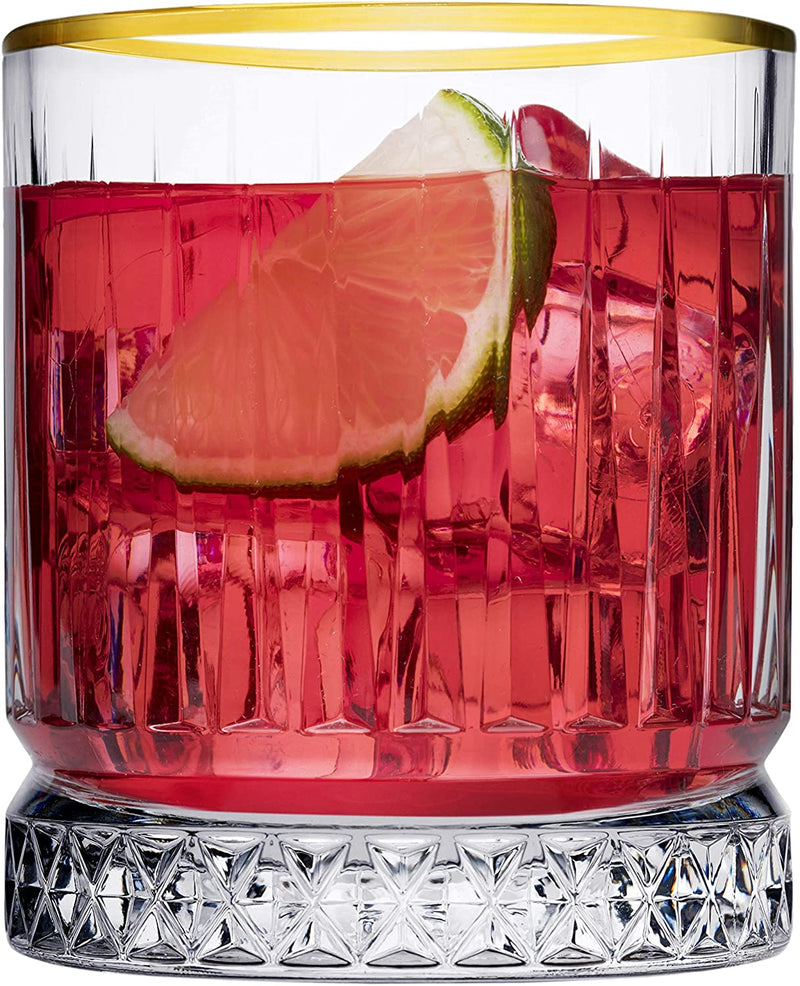 Pasabahce Elysia Golden Touch 4 teilig Trinkglas 355ml