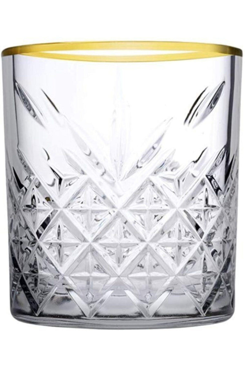 Pasabahce Timeless Golden Touch 4 teilig Trinkglas 345ml