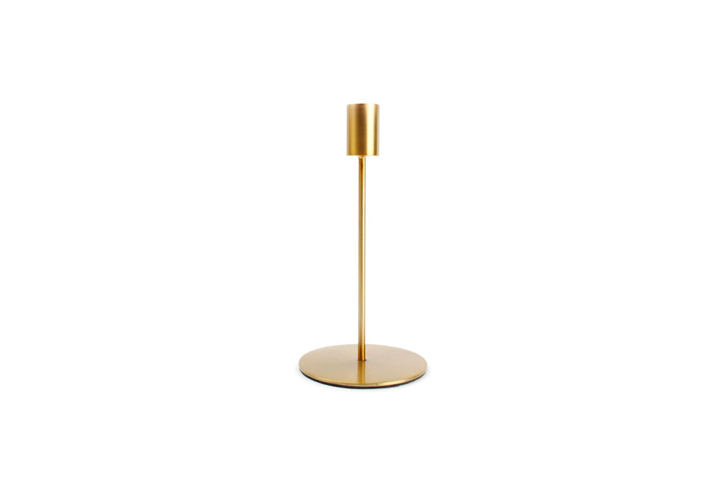 Pillar Gold Metall Kerzenhalter 10x20cm