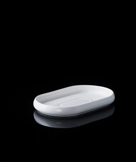 Bianco Perla Porzellan Servierplatte Weiss 20cm