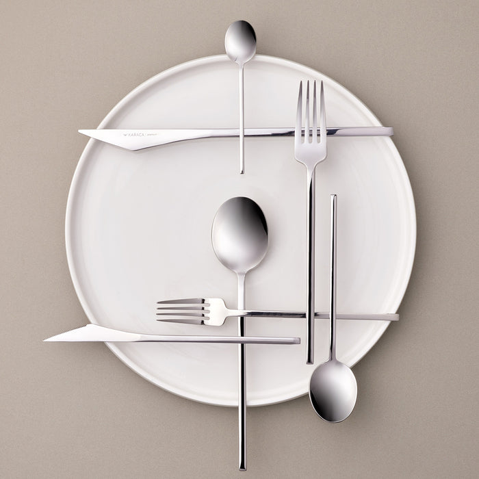 Karaca Look 316 Stahl 84 teiliges Premium Besteckset für 12 Personen