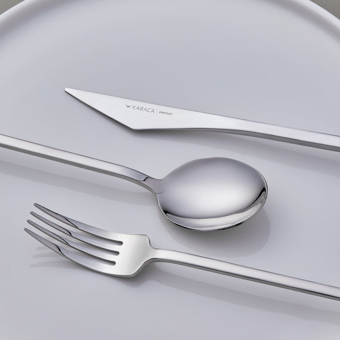 Karaca Look 316 Stahl 84 teiliges Premium Besteckset für 12 Personen