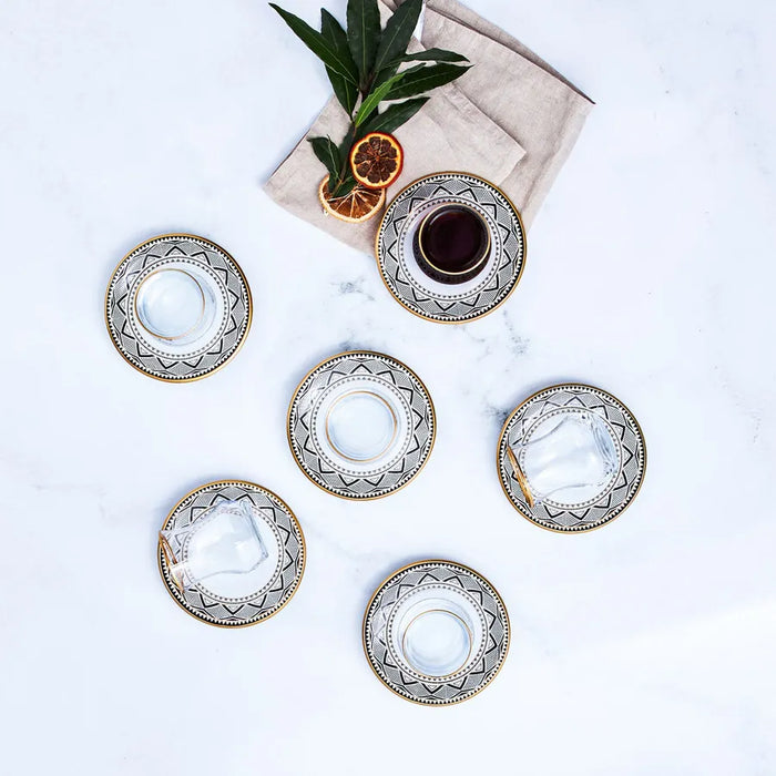 Karaca Globe Teegläserset 12 teilig für 6 Personen