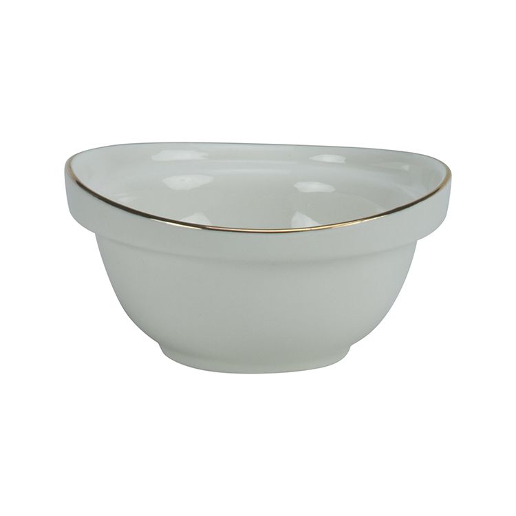 6 Stück Evry Weiss-Gold Schale