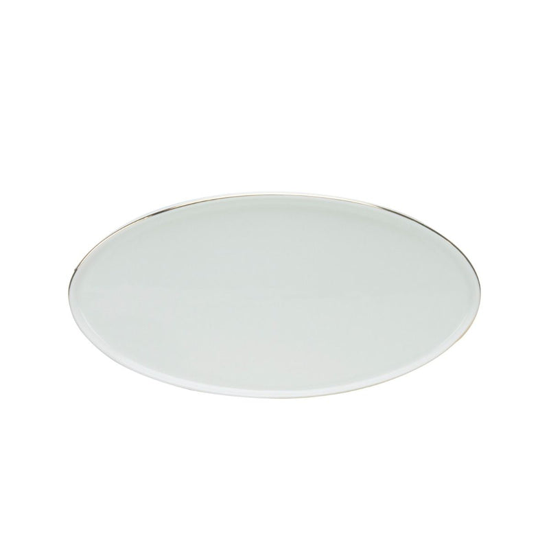 Lunel Silber Servierplatte Oval 36x18cm