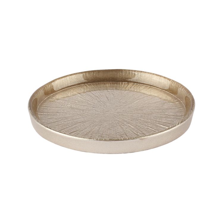 6 Stück Rexy Champagner Untersetzer 12cm no2