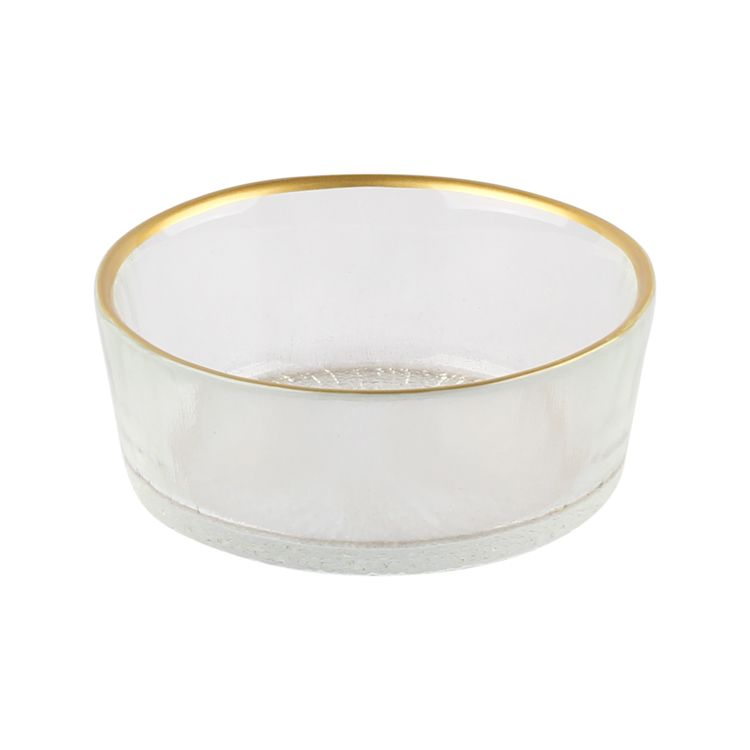 6 Stück Rexy Transparent-Gold Schälchen 9cm