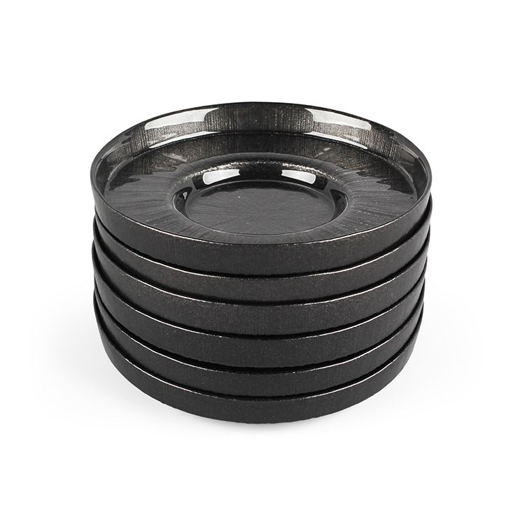 6 Stück Rexy Dunkelgrau Untersetzer 12cm no1