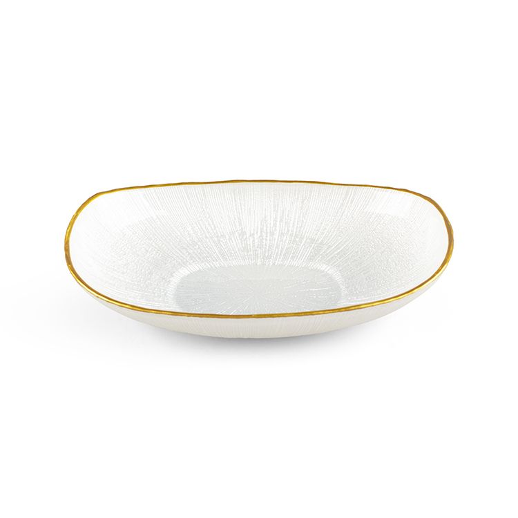 Rexy Weiss-Gold Servierschale 25cm