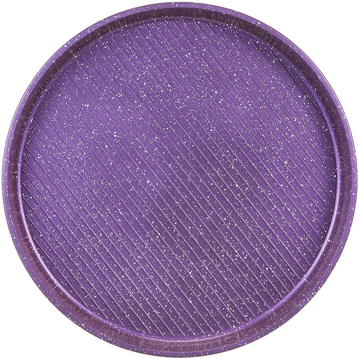 Granitbeschichtete Guss Ofenform Violet 32cm